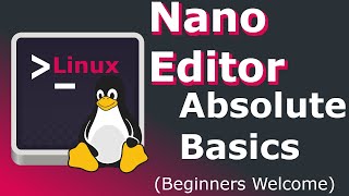 Nano Text Editor Basics pico  How to Use Nano on Linux  Mac Beginners Guide on Ubuntu 2004 [upl. by Huda322]