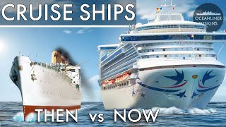 Cruise Ships in 1932 vs 2022 [upl. by Yrocaj924]