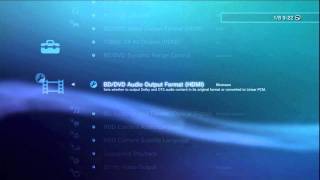 ONKYO AVR AV Home Cinema Receiver  OSD Setup of PS3 old FAT Version [upl. by Mersey]