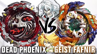 FREE VS PHI BATTLE Dead Phoenix 0At VS Geist Fafnir 8’PAb  Beyblade Burst Super ZTurbo [upl. by Yahska877]