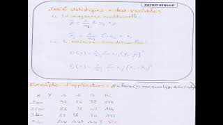 LA STATISTIQUE DESCRIPTIVE S1 LA MOYENNE ET VARIANCE CONDITIONNELLE [upl. by Ellitnahc359]