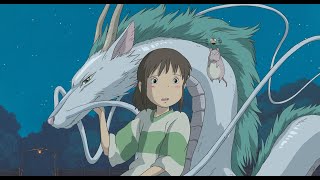 Always with me 10 hours Spirited Away OST Chill Piano amp Rain ♪ Anime music [upl. by Eirb164]