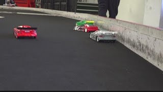 Remote controlled car racing Soda City RC has the action [upl. by Ybanrab268]