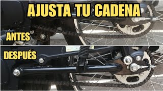 CÓMO AJUSTAR CADENA DE MOTO  VENTO XPRESS 150 CC  FÁCIL Y RÁPIDO  MASSIOSARE  2021 [upl. by Chinua473]