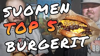 SUOMEN TOP 5 BURGERIT  PULLERO BBQ [upl. by Retnuh]