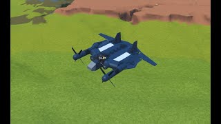 roblox plane crazy  XF5U quotFlying Pancakequot tutorial [upl. by Ynaiffit]