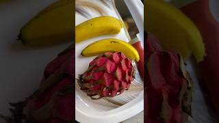 DRAGON AND BANANA MILKSHAKEviralvideo food healthy [upl. by Lubbock]