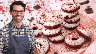 Amazing Red Velvet Donuts Recipe [upl. by Aneelahs]