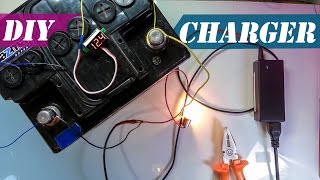 How to Charge 12V Car Battery with 19V Laptop charger  DIY Car Battery Charger [upl. by Sauveur]