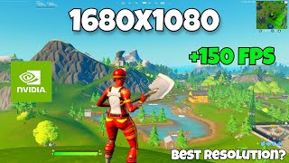 BEST Stretched Resolution in Season 7  How To Get More FPS in Fortnite With 1680x1050 Res [upl. by Nohtanhoj]