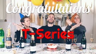 Congratulations TSeries  PewDiePie  Lyrics [upl. by Anne78]