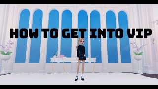 HOW TO GET VIP IN DRESS TO IMPRESS  dresstoimpress roblox dti hacks fyp  🌿✨ [upl. by Haimes]