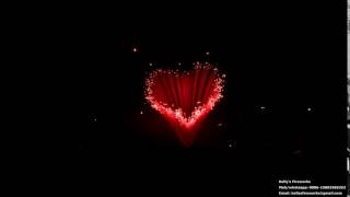 Fireworks Special Effect Heart Shape for wedding fireworks show [upl. by Reimer386]