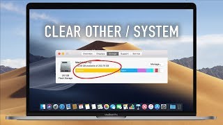 How to Clear System Storage on MacOS High Sierra  Other Space [upl. by Lohner665]