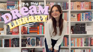 building amp organizing my ✨DREAM LIBRARY✨ library tour  showing you every book i own [upl. by Tabby990]