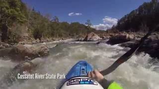 Kayaking  Cossatot River  Southwest Arkansas [upl. by Jerrome]