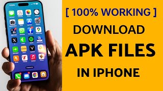 100 Working How To Download APK Files on iPhone  How To Install APK on iOS iOS 174 [upl. by Gayl366]