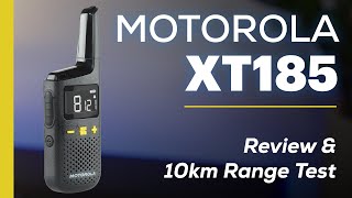 Motorola XT185 WalkieTalkie  10km Range Test amp Review [upl. by Latsyk189]