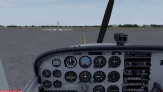 A2A Cessna 172R Starting Taxi Takeoff Trim [upl. by Alleacim]