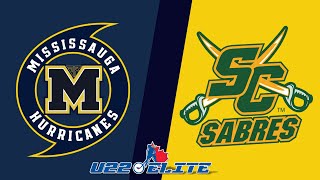 Mississauga Jr Hurricanes VS Stoney Creek Jr Sabres [upl. by Anaeg]