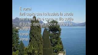 ALAIN BARRIERE  VORREI   LYRICS [upl. by Aramoy]