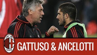 Gattuso amp Ancelotti Epic moments AC Milan Legends [upl. by Mialliw308]