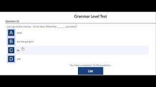 Oxford online english grammar level test with answers [upl. by Ger]