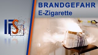 Brandgefahr durch EZigaretten [upl. by Laddy]