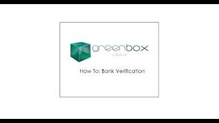 How To Bank Verification [upl. by Einnaej]