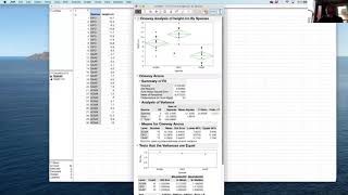 ANOVA in JMP [upl. by Ferdinanda]