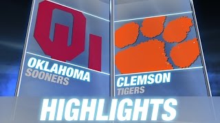 Oklahoma vs Clemson  2014 ACC Football Highlights [upl. by Walsh528]