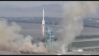 Blastoff China launches Shenzhou 16 crew to Tiangong space station [upl. by Eulau]