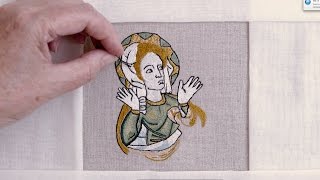 The making of medieval embroidery [upl. by Balkin]