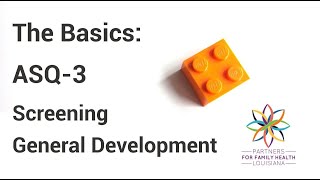 Developmental Screening  The Basics ASQ3 [upl. by Ninaj]