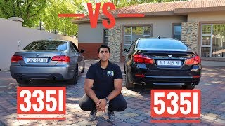 BMW 335i VS 535i [upl. by Ayimat]