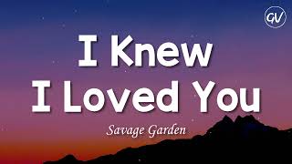 I knew I love you before I met you Music Video Lyrics by Savage garden [upl. by Annoynek]