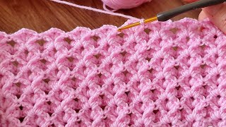 The MOST BEAUTIFUL and UNIQUE Crochet Pattern Youve Ever Seen 😲 EASY Crochet for Blanket [upl. by Atsyrc]