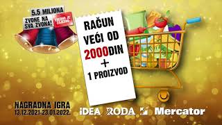 IDEA Roda Mercator  Nagradna igra 13122021 23012022 [upl. by Longan]