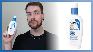 CeraVe AM Facial Moisturizing Lotion Sunscreen SPF 30 Review [upl. by Nodnarb747]