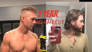 1 Year No Haircut  Hair Growth For Men [upl. by Keram849]