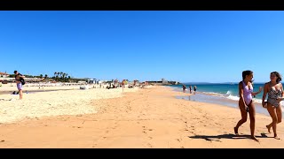 5K video Lisbon Portugal Beach of Carcavelos 2 of 2 [upl. by Ahsiyt]