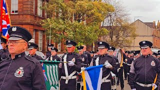 Bellshill Defenders Flute Band at their annual band parade 26thOct 2024 [upl. by Embry9]