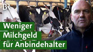 Weniger Milchgeld für Anbindehaltung  Unser Land  BR Fernsehen [upl. by Eimas433]