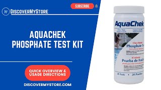 AquaChek Phosphate Test Kit [upl. by Anida324]