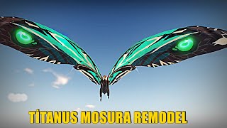 Titanus Mosura Remodel New Update   Kaiju Universe [upl. by Tearle]