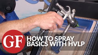 How To Spray Water Based Finishes Using HVLP  The Basics  General Finishes [upl. by Zusman]