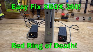 XBOX 360 Red Ring of Death Due to Power Failure Easy Fix and Diagnosis Fix XBOX Red Ring Problem [upl. by Zacharia]