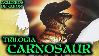 La saga de CARNOSAUR  Los sinsentidos de la copia cutre de Jurassic Park Errores review resumen [upl. by Aenea110]