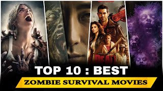 Top 10 Best Zombie Survival Movies In Hindi  2024 New Zombie Movies  Best Zombie Movies [upl. by Etteniotnna]