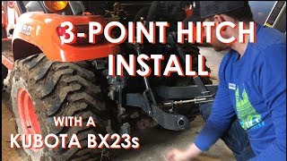 Installing a thumb on the Kubota BX25D [upl. by Niawtna242]